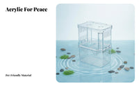 Aquatic Creature Breeding Box Protects Fry Aquatic Habitat Separation Box Aquatic Creature Breeding Hatchery Suction Holder
