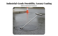 Rust-Resistant Manhole Cover Hook Long-Lasting Stainless Steel Sewer Lid Lifter Multi-Purpose for Street Maintenance, Construction Site