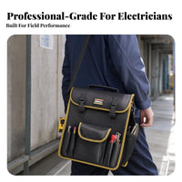 Wear-Resistant Electrician Tool Bag Structured Body Waterproof Tool Bag Long-Lasting for Electricians