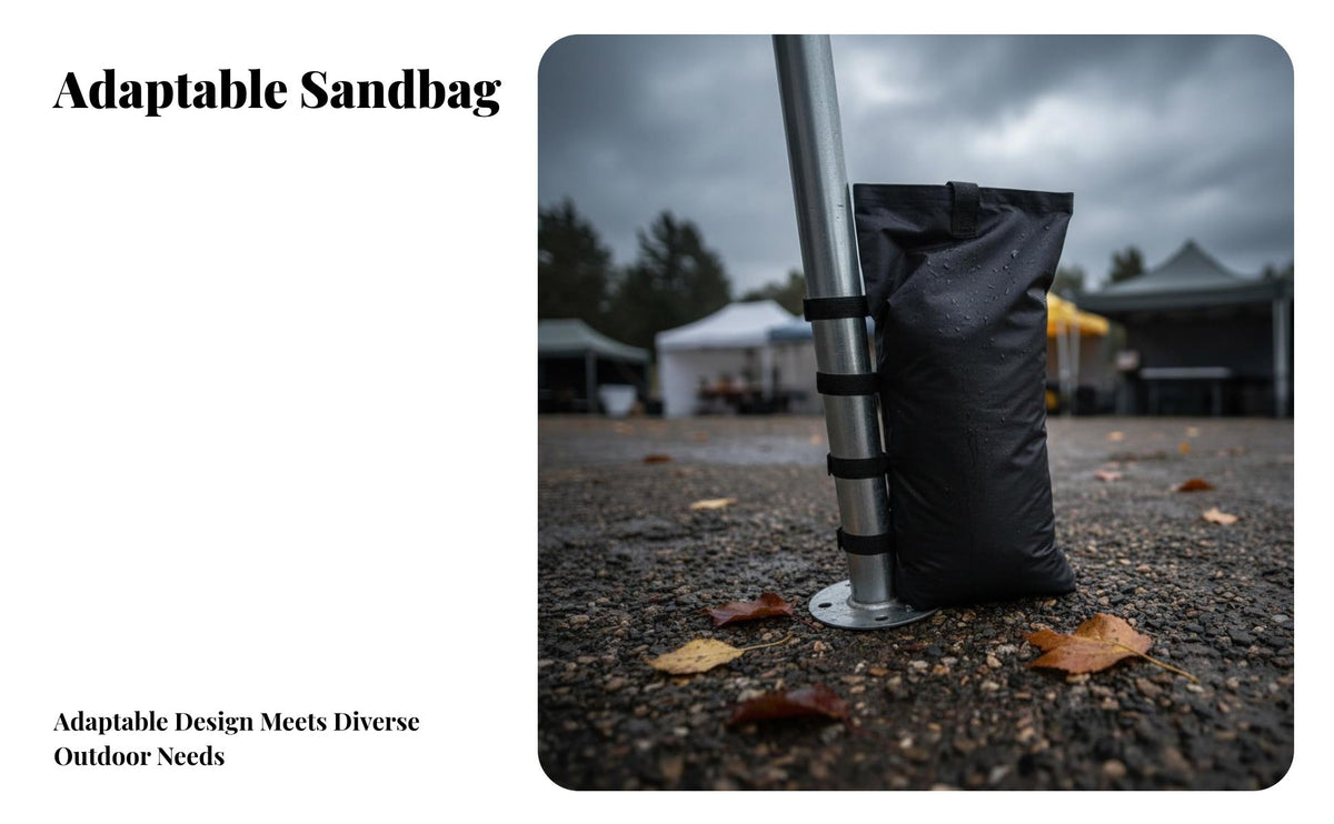 Wind-Resistant Sandbag for Tent Leg Windproof Cylindrical Leg Sandbag Anti-Tip Canopy Anchor Waterproof for Event Organizers, Market Vendors, Beachgoers, Camping, Campsites, Sporting Events, Backyard