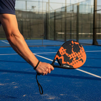 Non-Slip Grip EVA Core Beach Tennis Racket Precise Control Carbon Fiber Padel Racket Long-Lasting Carbon Fiber Padel Racquet Shock Absorption for Beginners