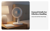 Quiet Operation Attachable Fan 270° Adjustable Clip on Fan 2 Speed Settings for Office Workers, Travelers, Dormitory, Bedroom, Study Room