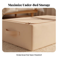 Underbed Fabric Drawer Large Capacity Underbed Storage Bag Foldable Design