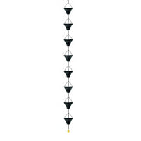 Rain Chain Multi Color Metal Rain Chain Functional Rainwater Catcher