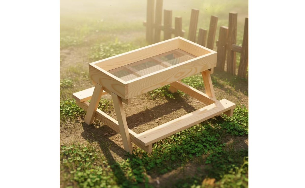 Chicken Feeder Stand Fowl Feeder Stand Practical Rack for Rural Homesteads