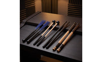 Drumsticks and Brushes Set wooden Drumstick and Mallet Set Non-Slip Drum Brushes with Nylon Wire for Students, Live Performance