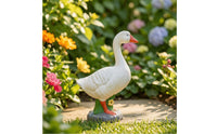 Goose Statue Outdoor Garden Goose Decor Authentic Yard Art for Flower Bed
