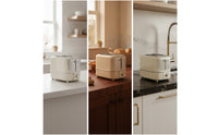 2-Slice Toasting Appliance High-Lift Automatic Toasting Appliance Easy to Clean for Kitchen, Apartment