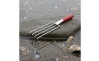 Beach Digging Rake Stainless Steel Digging Fork Rust Resistant Beachcombing Rake for Adults, Kids, Beach, Seaside, Mudflats
