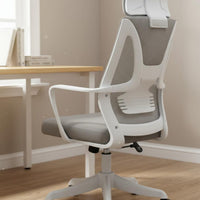 Heavy Duty Construction Ergonomic Office Chair Latex Cushion High Back Computer Chair for Students, Study