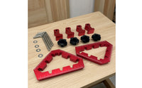 2 Pieces Right Angles Positioning Square Anodized Right Angles Clamp Heavy Duty Corner Clamp for Carpenters, Workshop