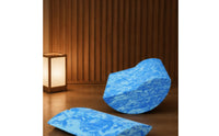 2 Pieces Foam Balance Board with Rocker Block Lightweight Stretching & Equilibrium Wedge Portable Foam Wedge Blocks for Pilates Enthusiasts