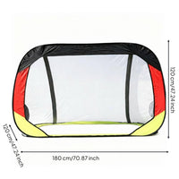 Beach Soccer goals Quick Setup Foldable Football goals Lightweight Portable Football Net for Kids, Outdoor