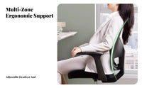 Modern Minimalist design Ergonomic Mesh rotating Chair Adjustable Height Office Furniture Easy Assembly Lumbar Support for Remote Workers, Students, Adults, Conference Room, Reception Area