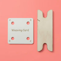 62 Pieces Easy to Use Tablet Weaving Card Set Lightweight Tablet Weaving Cards Polished Finish Loom Card Set Multifunctional for Hobbyists
