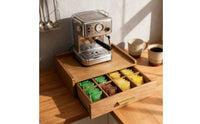 Divided Tea Storage Box Space Tea Packet Organizer Drawer Presentation-Ready