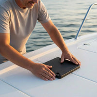 Thickened Downrigger Mounting Base High Strength Downrigger Base Plate Heavy Duty Boat Trolling Mount Load Bearing for Anglers, Marine Use