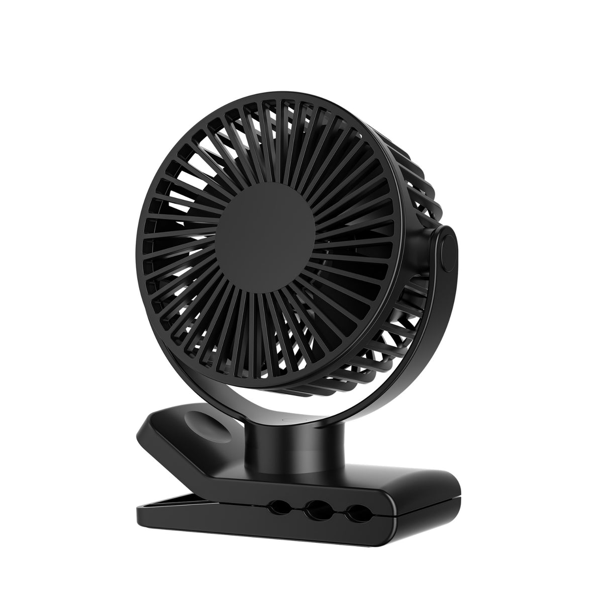 Portable Attach-on Fan Adjustable Attach-on 360-Degree Rotating fan° Rotating for Infant, Commuters, Pushchair