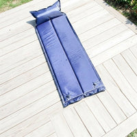 Air Bed and Self-Inflating Air Mattress with Integrated Pillow, Portable Camping Mat for Single Person, 180*60*3cm Sleeping Mat, Waterproof Mat