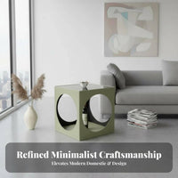 Minimalist Design C-Shaped Table Sleek Look Indoor Furniture Space-Saving Multi-Functional for Apartment Dwellers, property owners, distant Workers, Living Room, Bedroom, Small areas, Home Office