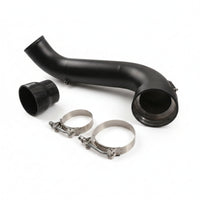 Aluminum Alloy Intake Pipe Kit Black Intake Pipe with Silicone Coupler Long-Lasting High Performance for Car Enthusiasts
