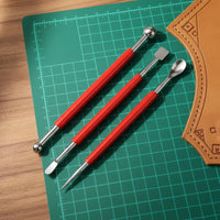 3 Pieces Multi-Functional Tips Double Ended Stylus Pen Versatile Leather Tracing Tool Long-Lasting for Hobbyists, Leathercraft