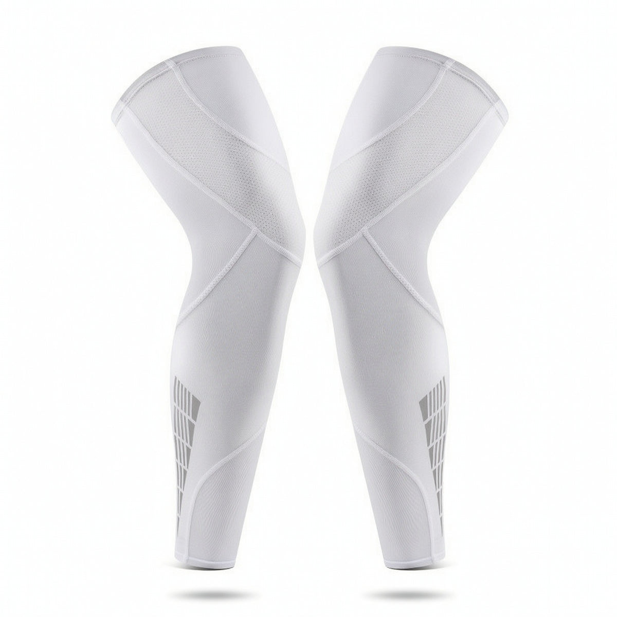 Extended Knee Sleeves Elastic Knee Sleeves with Silicone Strip Leg Sleeve with Silicone Strips Breathable for Athletes