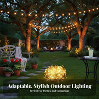 Waterproof Solar twinkling-radiance Lights Automatic Onand turn deactivate Solar twinkling-radiance Light Flexible Wire Outdoor Lighting DIY Shapeable for Homeowners, Gardeners, gathering organizers, Patio, Balcony, walkway, Parties