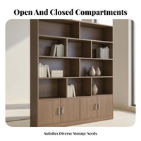 Standing Display Shelf Sturdy Construction Multi-Tier Storage Unit Space-Saving Design Multi-Compartment Storage Organizer for Collectors, Bedroom