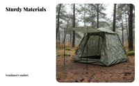 Quick Setup Automatic Tent Sturdy Dome Tent Rainproof Camping Shelter Water-Resistant for Campers, Families, Survivalists, Woodland, Hiking, Festivals, Beach