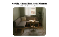 Space-Saving Corner Dining Nook L-Shaped Design Breakfast Nook Set Multi-Functional Home Furniture Nordic Aesthetic for Apartment Dwellers, Small Families, Young Adults, Living Room, Kitchen