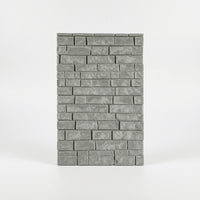 Textured Miniature Brick Wall Realistic Miniature Wall Panel Small Dollhouse Wainscoting Panel Rectangular for Hobbyists, Crafters, Diorama