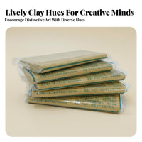 Hard Texture Oil-Based Sculpting Clay Professional Grade Oil-Based Modeling Block Reusable Craft Material Doesn't Shrink for Sculptors, Hobbyists, Artists, Prototyping, Workshop, Classroom, Home