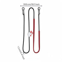 High-Strength Adjustable Fall Protection Lanyard Wear-Resistant Positioning Rope with Buckle Automatic Lock Adjustable Safety Rope for Electricians, Construction Workers, Linemen, Outdoor Work