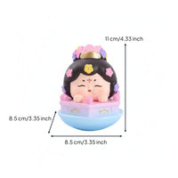 Desktop Mini Statue Cute Cartoon Figure Kawaii Character Ornament for Collectors, Teens, Kids, Shelf Display, Car Dashboard