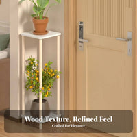 Floor-Standing 2-Tier Planter Rack Minimalist aesthetic Tiered Plant Stand Space-Saving Home Decoration adaptable Use for Homeowners, Apartment Dwellers, Office Workers, Living Room, Indoor, Balcony, Bedroom