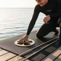 Flag Hole Base Plate Lightweight Aluminum Flag Plate Sports Gear for Competitive Freedivers