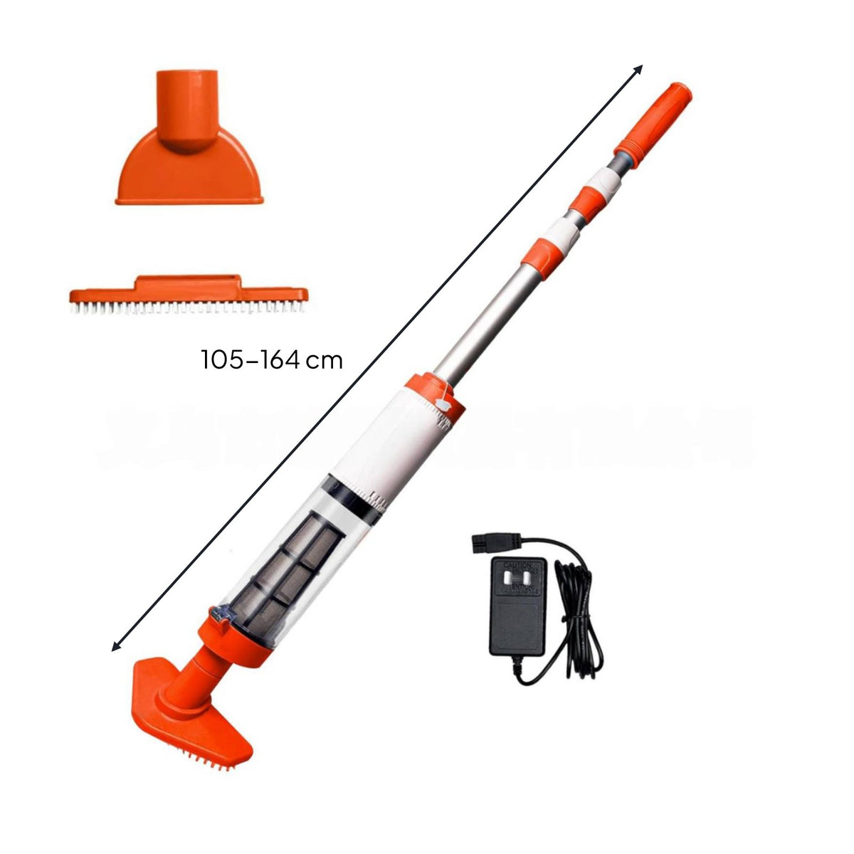 Portable Pool Vacuum Cleaner Easy to Carry Cordless Pool Vacuum Strong Suction Water Cleaning Tool for fishes Pond, Infant Bath, Hot Spring