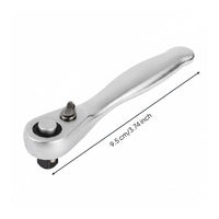 Compact Dual Head Ratchet Wrench Reversible Mini Ratchet Wrench CR-V Steel Hand Tool