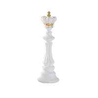 Chess King Figurine Sculptural Chess King Statue Timeless Ornament for Collectors