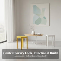 Thickened Construction Stackable Square Stool Space-Saving Stackable PFinalic Stool Minimalist design Household Furniture Reinforced strength for Families, Office Workers, Dining Room, Kitchen, Bathroom, Classroom