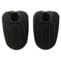 Textured Folding Pedal Rounded Rectangular Electric Bike Pedal Black Riding Gear Installation Screws
