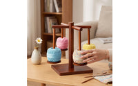 Wooden Yarn Holder with Rotating Arms Tangletangle-Resistant Yarn Holder with Spindles Organizer Tabletop Craft Tool Stable