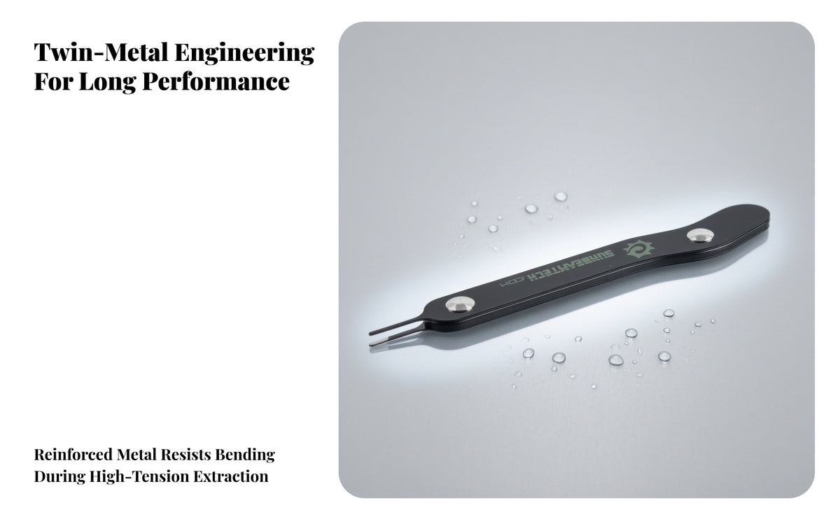 Easy to Use Connector Pin Extractor | Flat Body, Compact Handheld Design, Wire Terminal Extractor