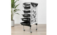 Salon Trolley Cart Swivel Hairdresser Trolley Sturdy Salon Cart with Wheels for Hairdressers, Stylists