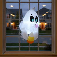 Halloween Inflatable Ghost Outdoor Hanging Ghost Spooky Decorations Lighted for Porch