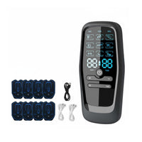 Multiple Modes Microcurrent Massage Device Adjustable Intensity EMS Muscle Stimulator Pain Relief for Home, Office, Travel