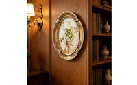 Oval Resin Photo Frame European Style Ornate Oval Frame Vintage Aesthetic Picture Holder