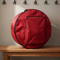 Thickened Handle Snare Drum Bag Zippered Pocket Snare Drum Backpack Portable Instrument Carrier