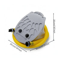 Foot-Operated Air Pump Manual Bellows Foot Pump Portable for Campers, Outdoor Enthusiasts, Camping, Beach, Boating